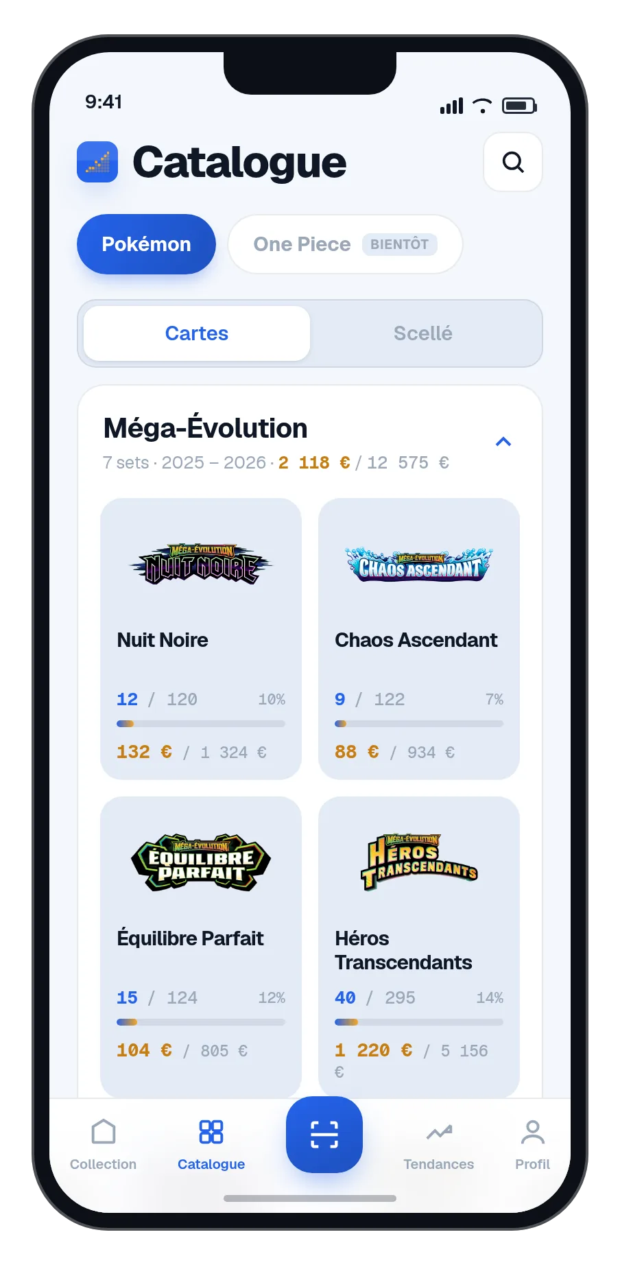 Catalogue Pokémon FR