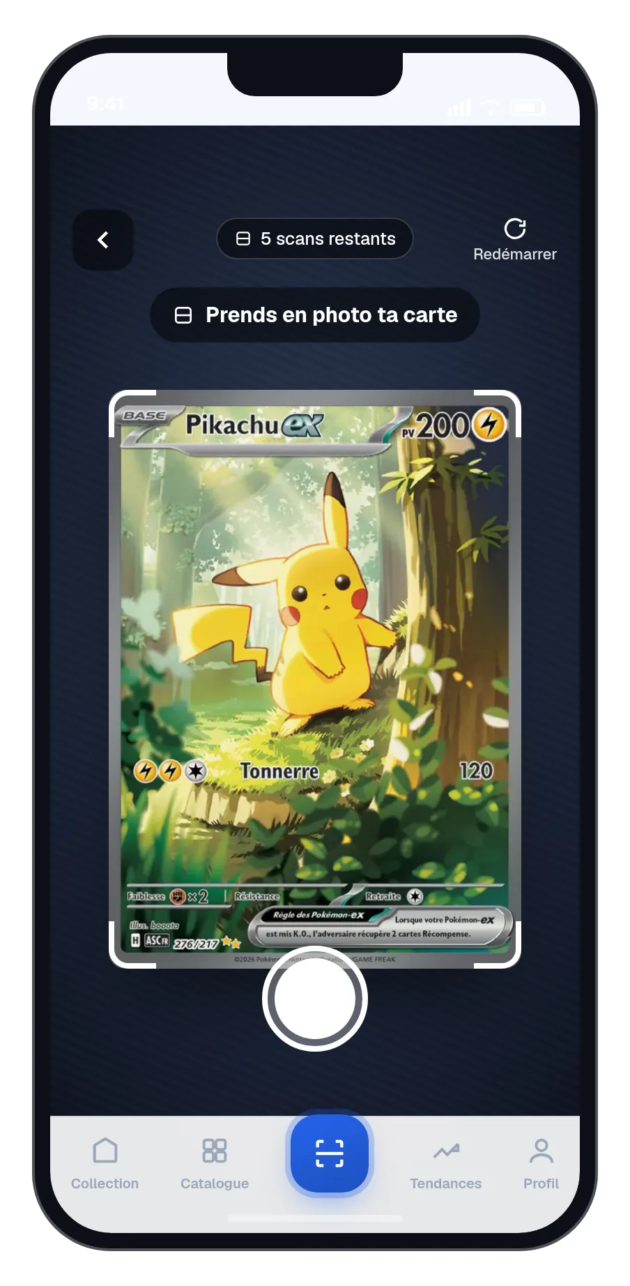 Scanner de cartes PixelPrice